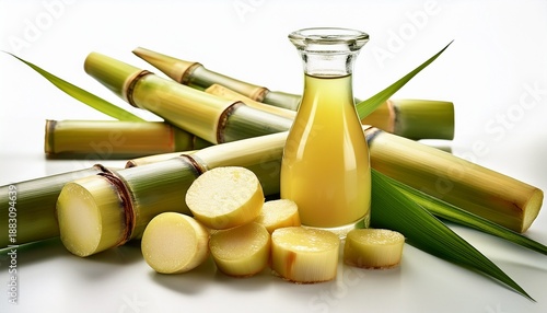 Glycolic Acid A Vibrant Image Of Sugarcane