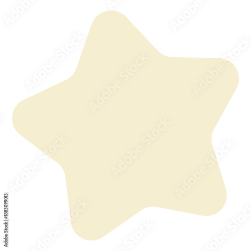 Pink rounded star