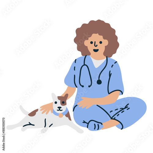 Veterinarian animals people