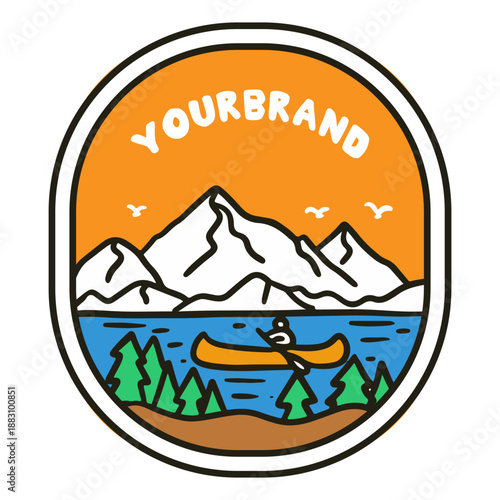 design illustration doodle drawing badge