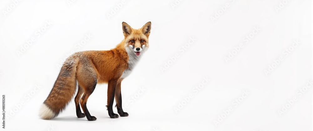 Obraz premium Wild fox in habitat