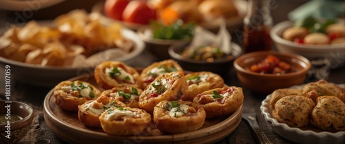 Wallpaper Mural Traditional Lebanese Food: Manakish, Mini Pizza, Mini Cheese, Mini Zaatar, Lahme B Ajeen Torontodigital.ca