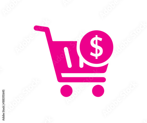 Shopping Cart Icon for E-commerce, Retail and UI Design