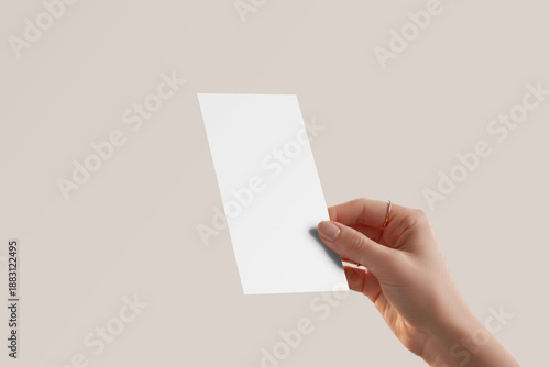 Wedding Invitation Blank Mockup