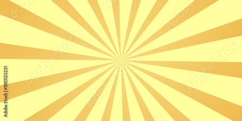 Abstract yellow sun rays background