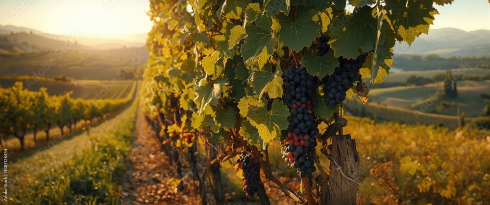 Obraz premium Different Varieties of Vines