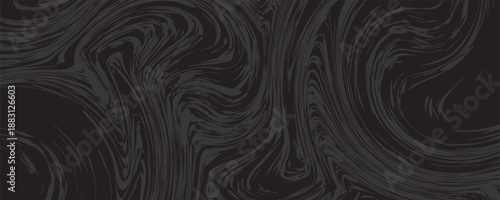 Abstract fluid art background soft black . Liquid marble. Acrylic painting on canvas with wavy pattern.