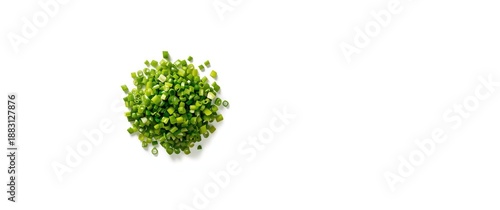 Slices of green onion on a white background, food, isolated, spring, leaf, white, green, cooking, plant