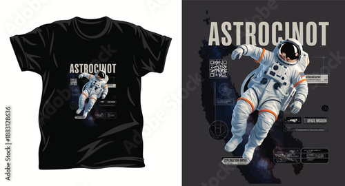 Astronomy graphic vector t shirt design print