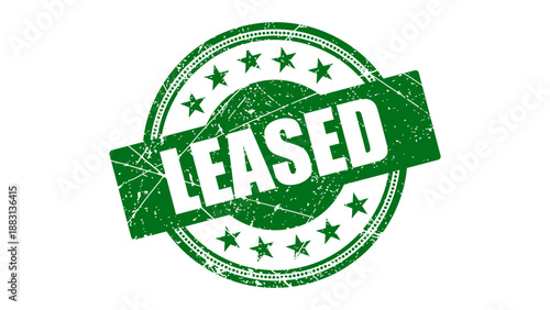 Leased stamp with grunge texture