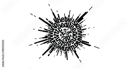 black and white ink splashes