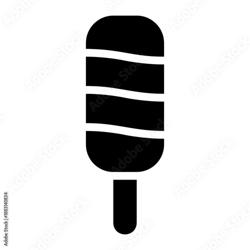 ice cream glyph icon