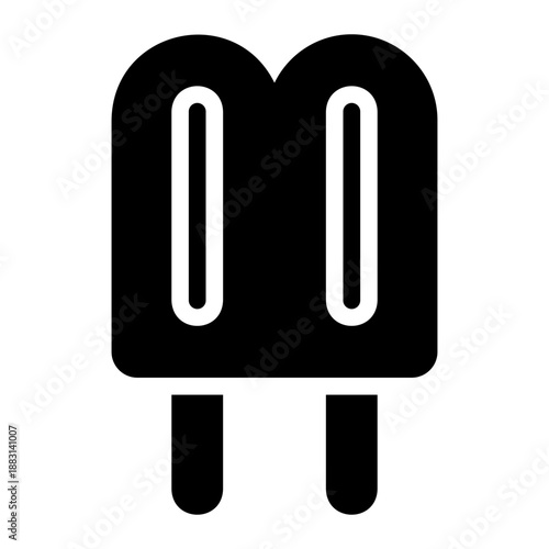popsicle glyph icon