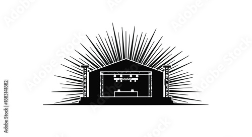 vector illustration of a house