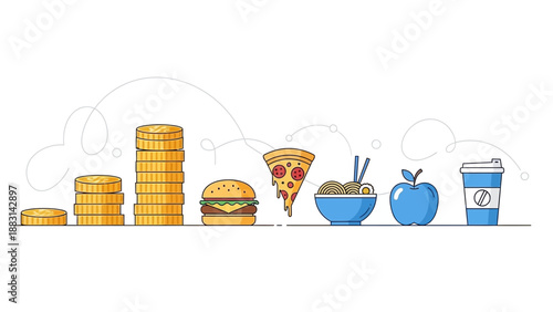 Nutrition And Finances: A Visual Representation of Spending And Healthy Choices