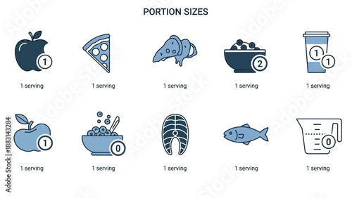Nutrition Information: A Concise Guide to Food Serving Sizes for Dietary Planning