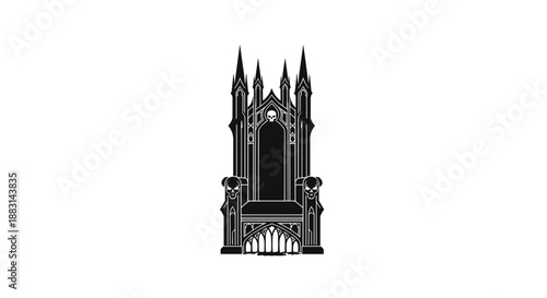 Gothic Architectural Building Design.