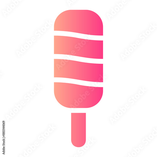 ice cream gradient icon