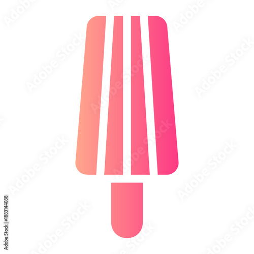 ice cream gradient icon