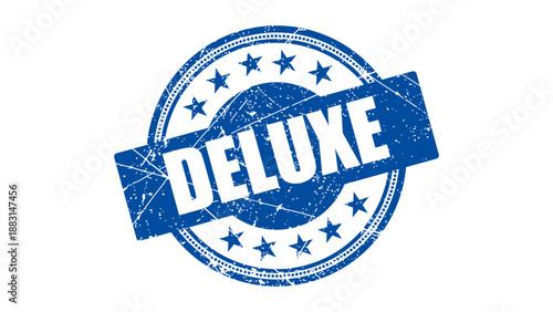 Deluxe stamp with grunge texture