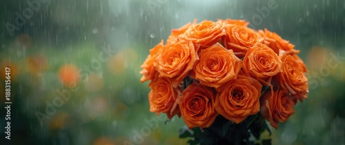 Wallpaper Mural Vibrant Flowers After Rain: Nature's Gift Torontodigital.ca