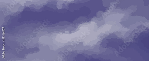 Deep violet and mauve abstract vector background texture with layered digital watercolor effect