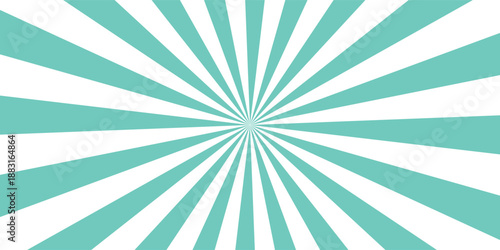 rays are blue background. superhero design. Starburst cartoon style.