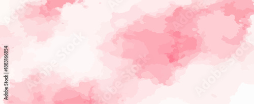 Pink Watercolor Vector Background Abstract Soft Pastel Blush Wash Texture for Feminine Design, Branding, or Romantic Graphics