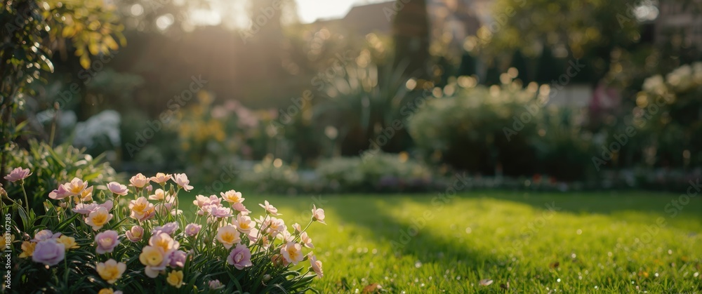 Obraz premium Delightful small blossoms in the garden