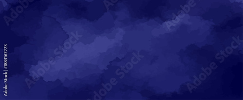 Abstract dark blue watercolor background texture vector illustration