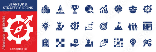 Startup Strategy Icon Pack