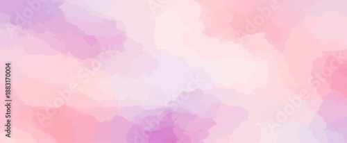 Soft Pastel Watercolor Background Abstract Ombre Gradient Vector Texture in Pink and Purple Tones