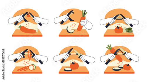 Vegetable Preparation: A Step-by-Step Guide to Peeling and Cutting Produce for Cooking
