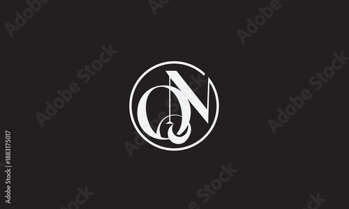 QN, NQ , N , Q , Abstract Letters Logo Monogram