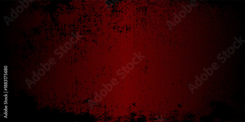 Glitch distorted grunge background. Noise destroyed texture. Red halftone dots blue color pattern gradient grunge texture background