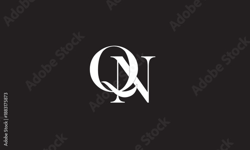 QN, NQ , N , Q , Abstract Letters Logo Monogram