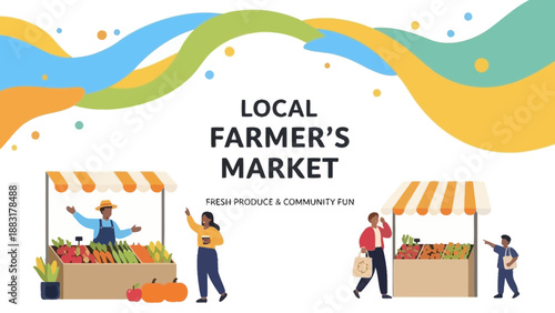 Vibrant Farmers Market: Local Produce, Community Gathering, and Fresh Harvest Delights