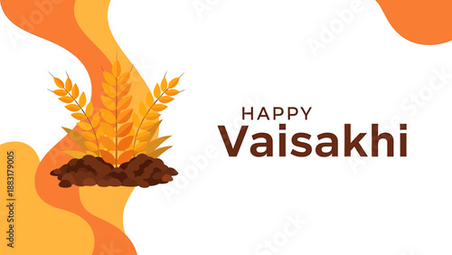 Celebrating the spirit of vasakhi with warm autumn leaves