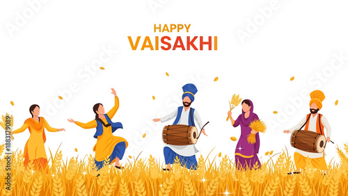 Celebrating the harvest festival of vasakhi with joy and music