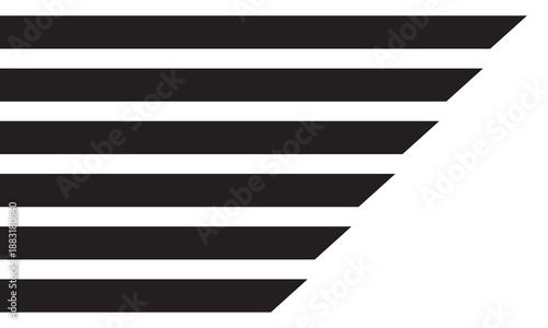 Abstract Horizontal Lines Motion Background. Horizontal line pattern. Abstract black horizontal lines creating motion effect and gradient density, representing speed, data flow design. 