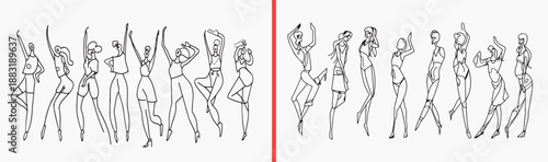 Family Daily Activity Scene Illustration Set, Hand Drawn Home Life Sketch Art Design, Parent Child Doodle Character Vector Clipart, Everyday Routine Drawing Bundle Graphics Stock, Happy Family Moment 