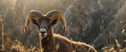 Detailed view of a ram head