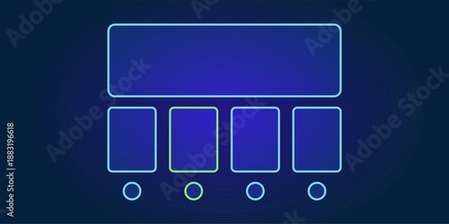 Quiz game show background contest menu design with trivia question answer multiple choice template competition frame retro interface challenge test bar ui layout