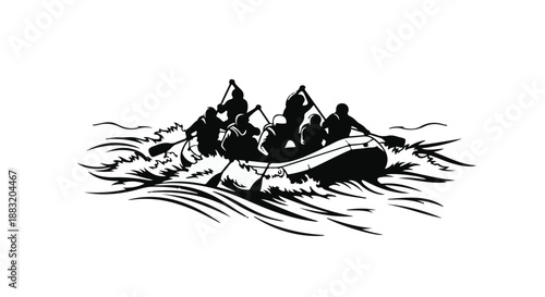 vector illustration of a tribal tattoo