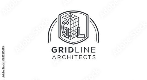 Gridline Architects Logo Design.