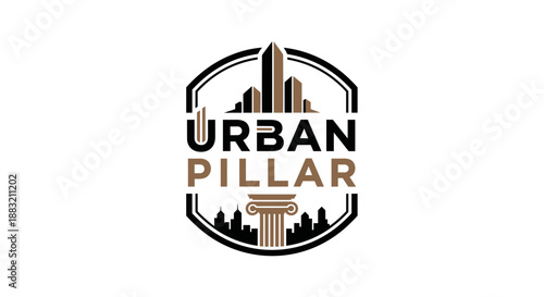 Urban Pillar Logo Design.