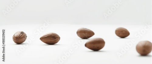 Wallpaper Mural White background highlighting focused palm oil seeds in isolation Torontodigital.ca