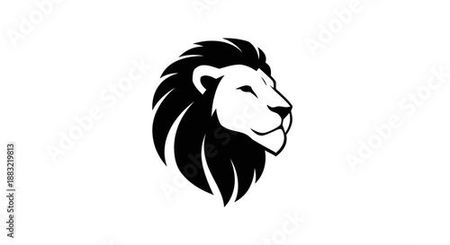 Majestic Lion Silhouette Vector Illustration for Logo and Branding