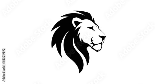 Majestic Lion Silhouette Vector Illustration for Logo and Branding