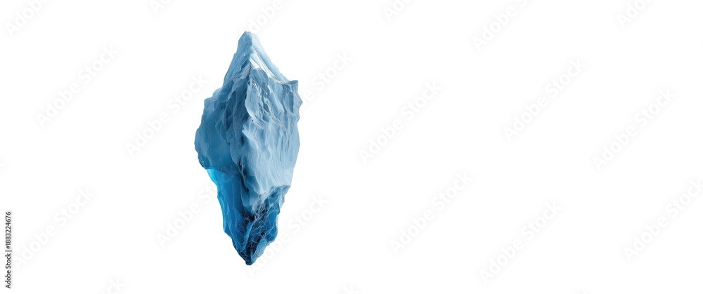 Fototapeta premium White background with an isolated Iceberg